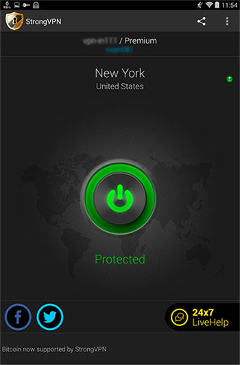 StrongVPN review: Android App