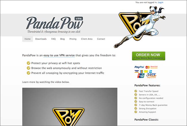 PandaPow Website