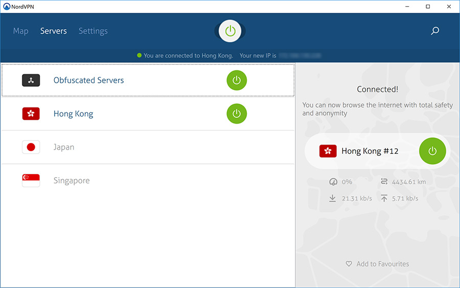 NordVPN Review: NordVPN's desktop software