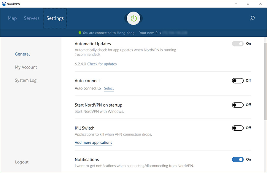 NordVPN Review: NordVPN's desktop software