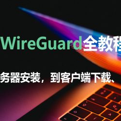 WireGuard全教程：WireGuard服务器安装、WireGuard客户端下载和配置