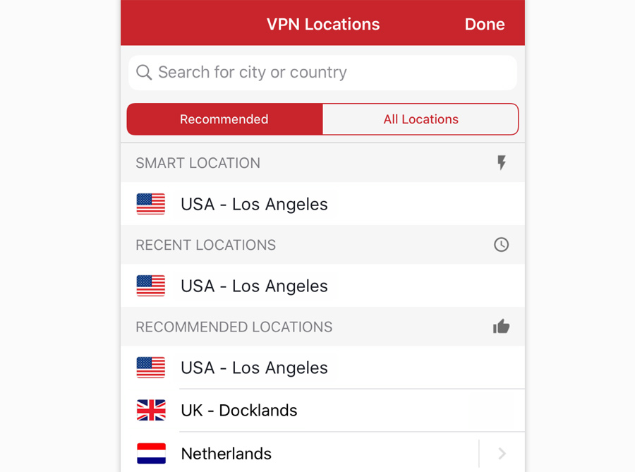 VPN for Netflix: ExpressVPN server locations