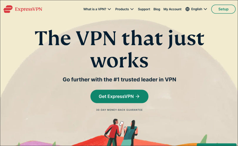 VPN推荐：ExpressVPN网站