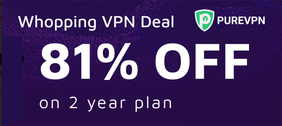 PureVPN Black Friday & Cyber Monday VPN Deal
