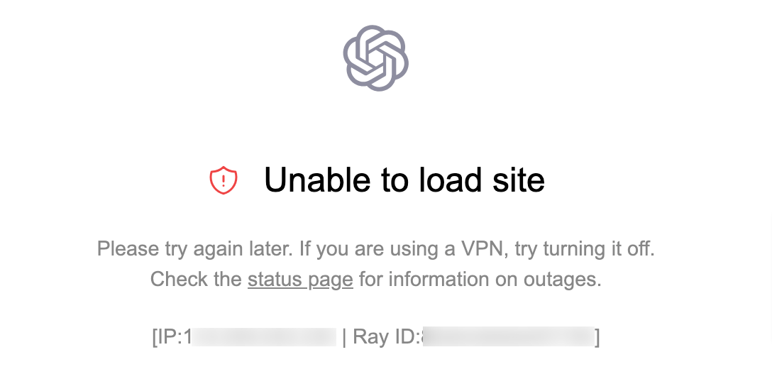 Unable to get property. Unable to get property